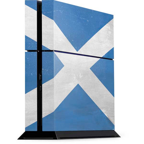 Scotland Flag Distressed PlayStation PS4 Skins